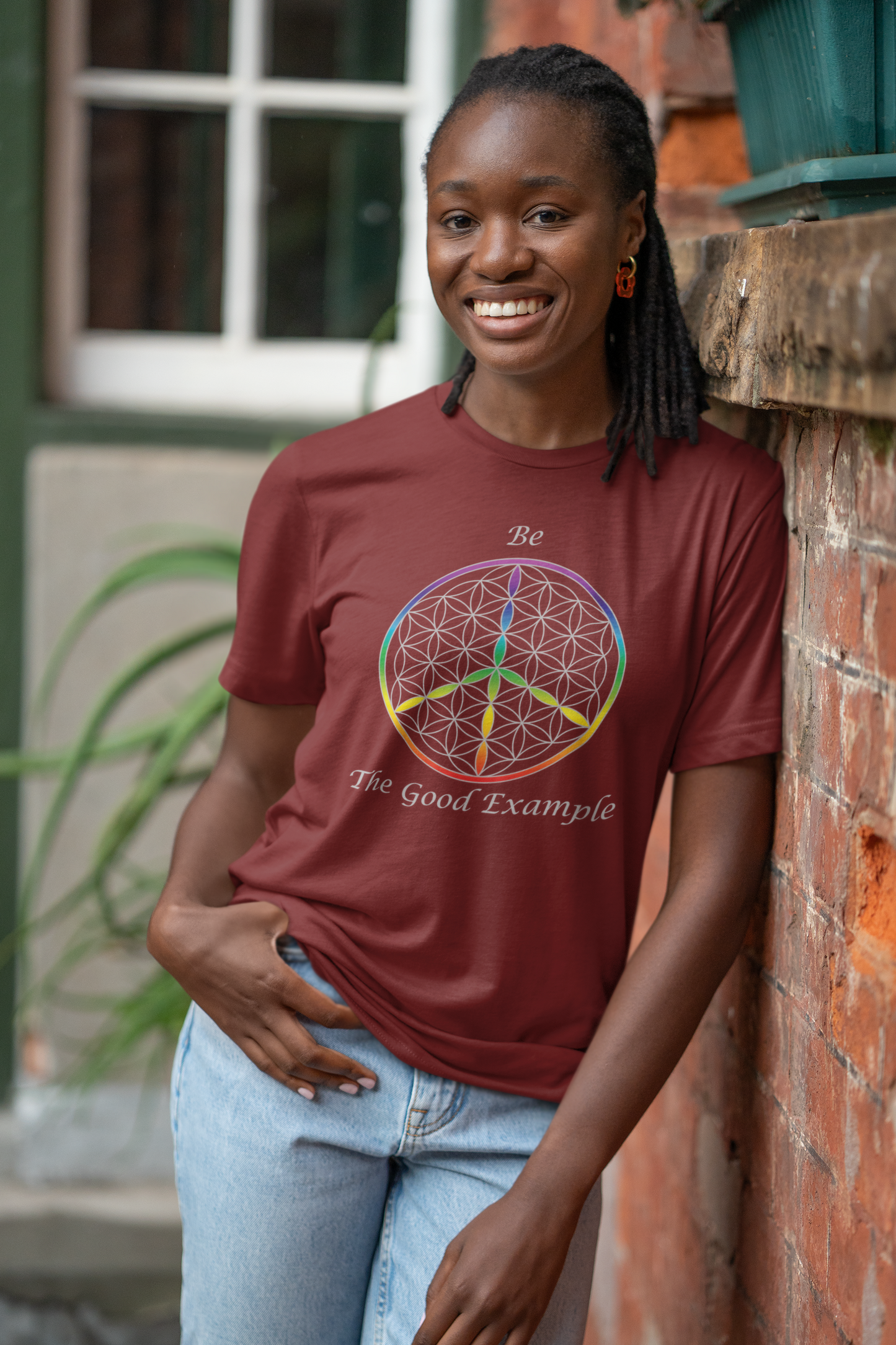 Be the Good Example Tee (front silver text)