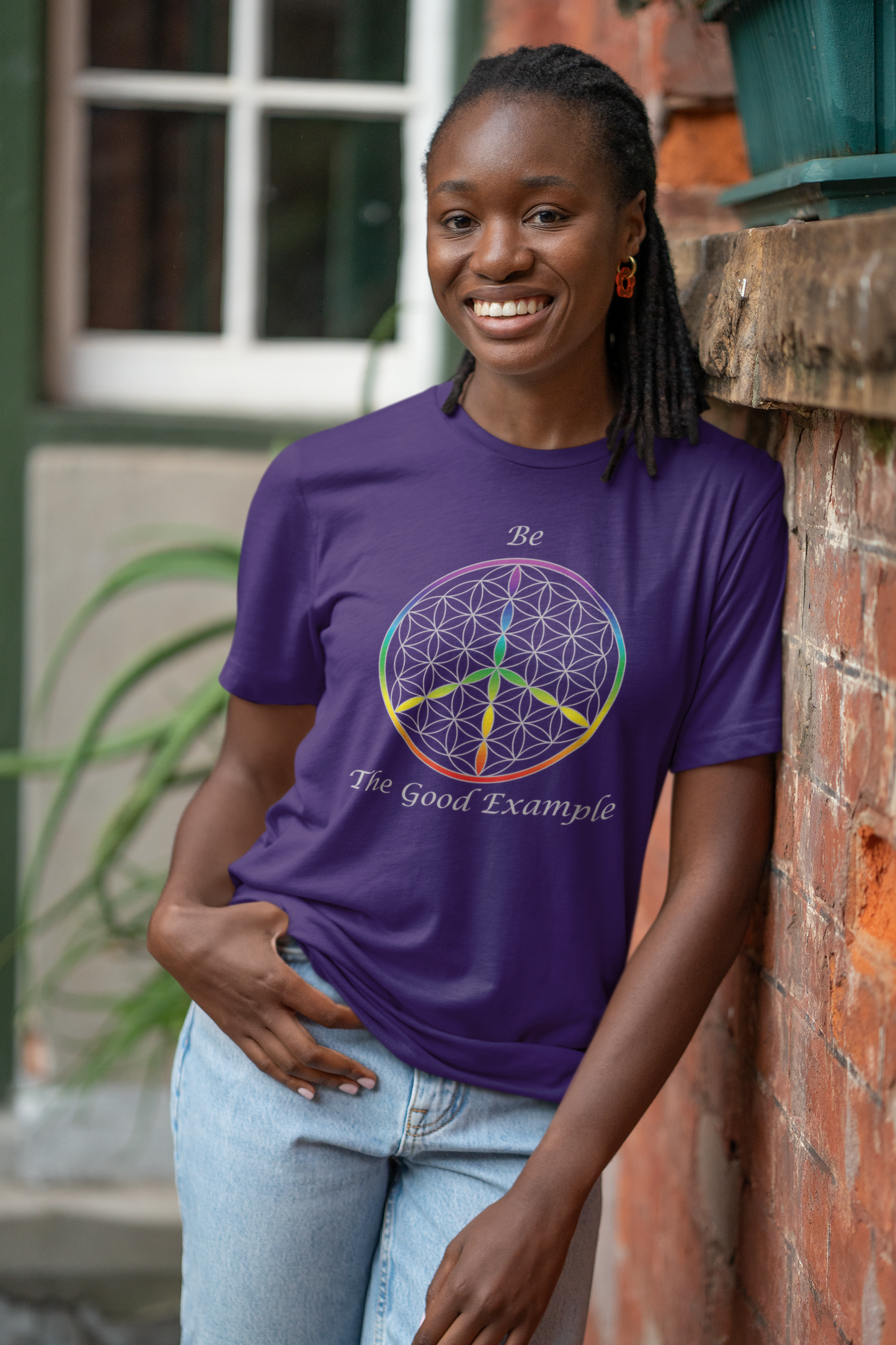 Be the Good Example Tee (front silver text)