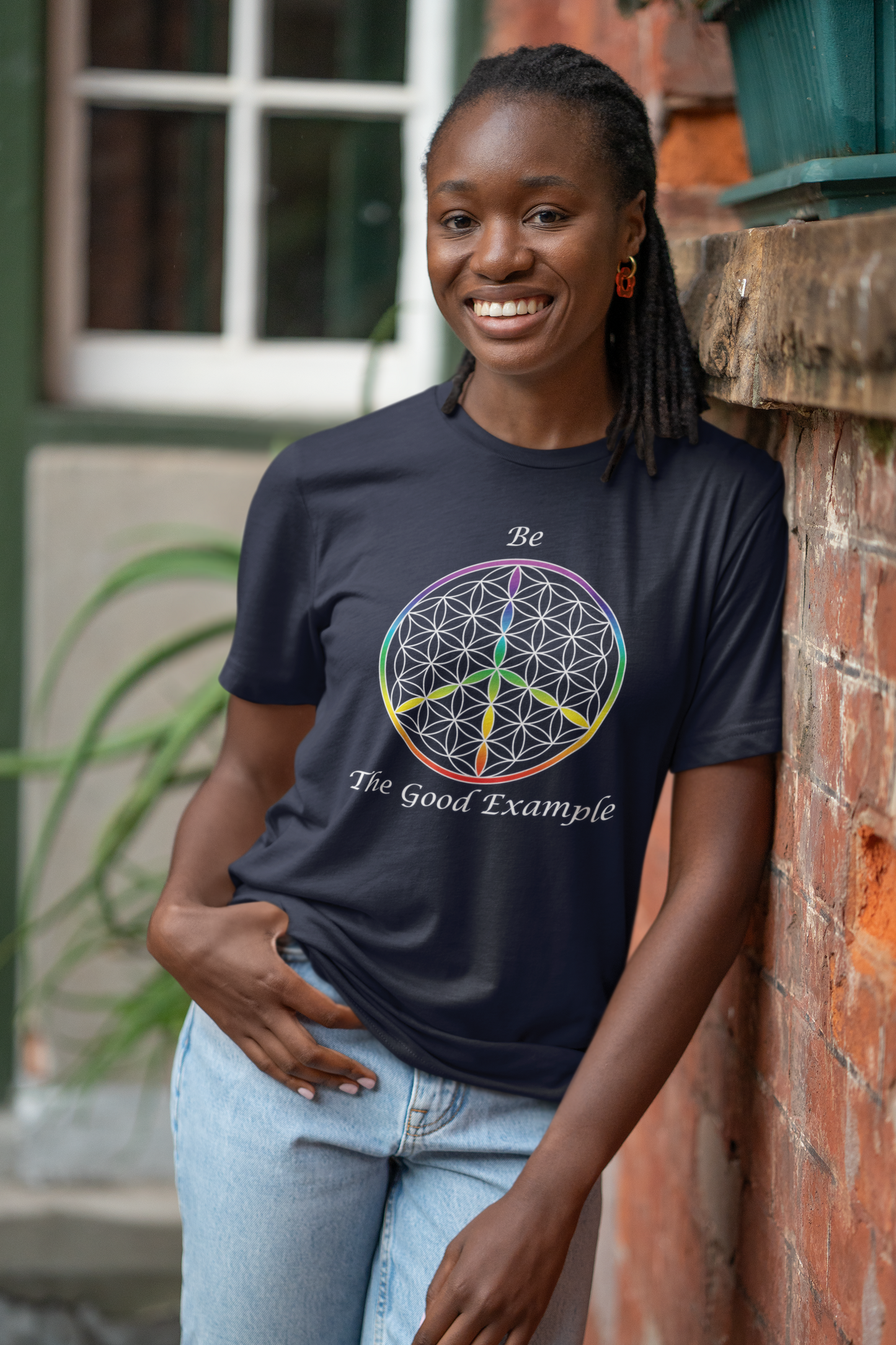Be the Good Example Tee (front, white text)
