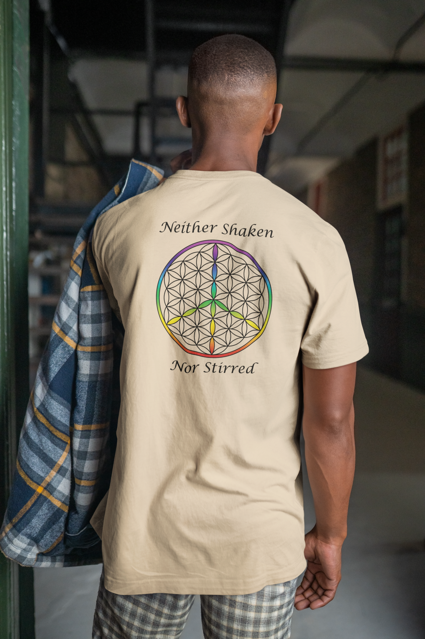 Neither Shaken Nor Stirred Tee (back, black text)