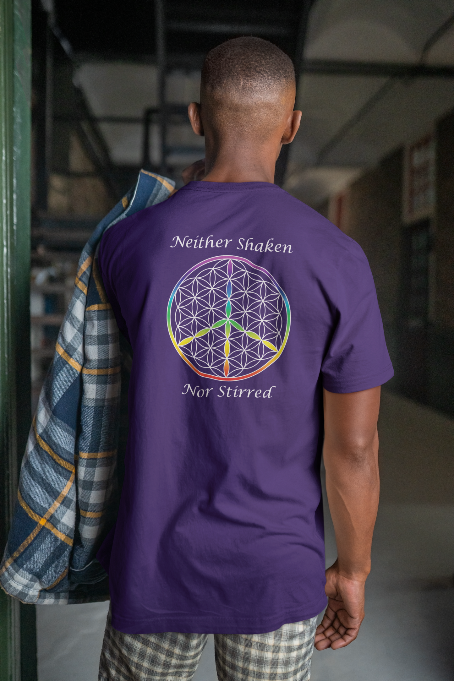 Neither Shaken Nor Stirred Tee (back, white text)