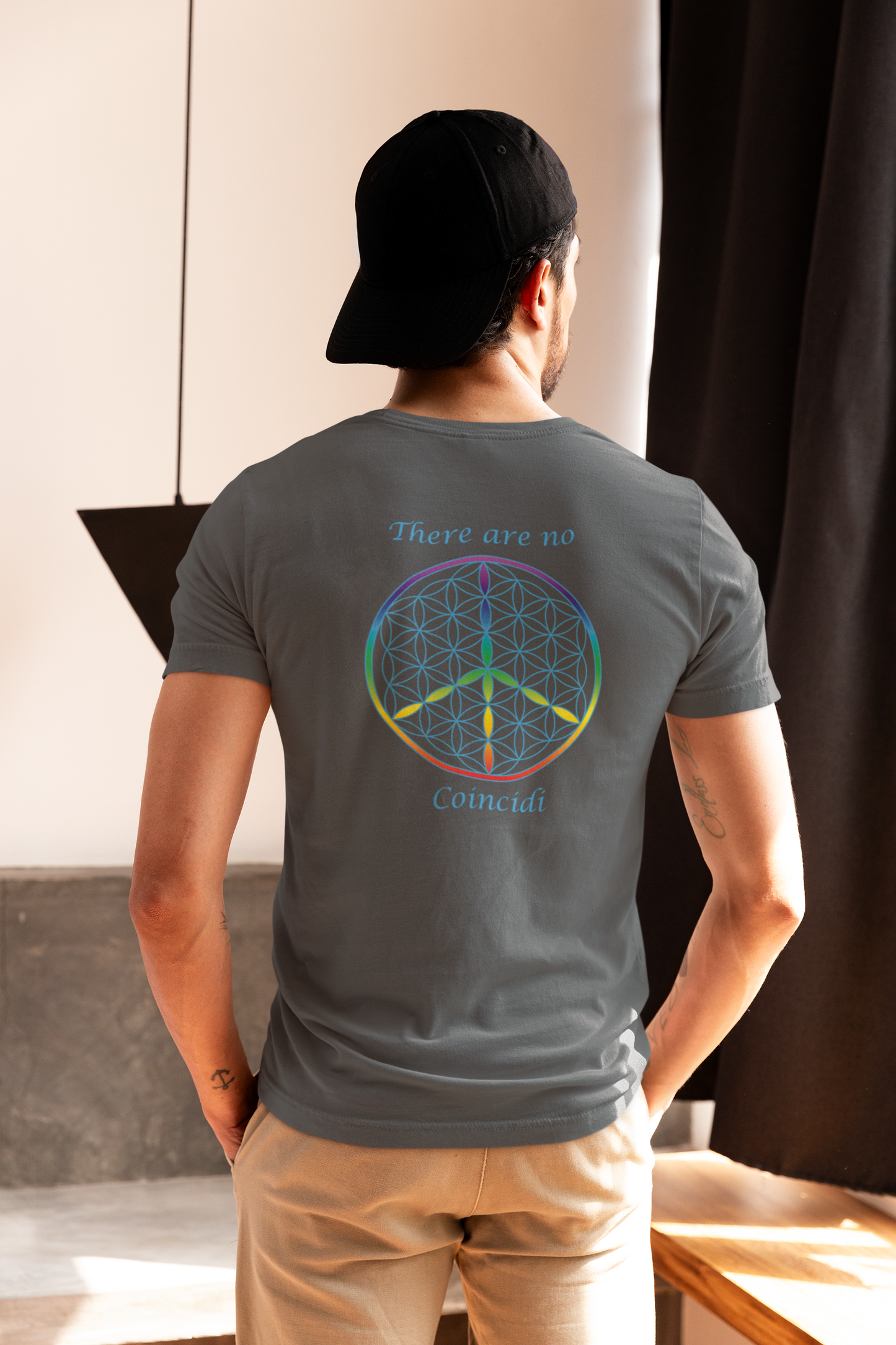 There Are No Coincidi Tee (back, sky blue text)