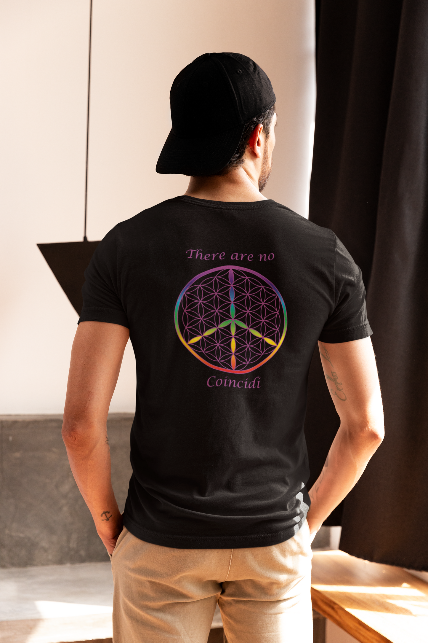 There Are No Coincidi Tee (back, violet text)