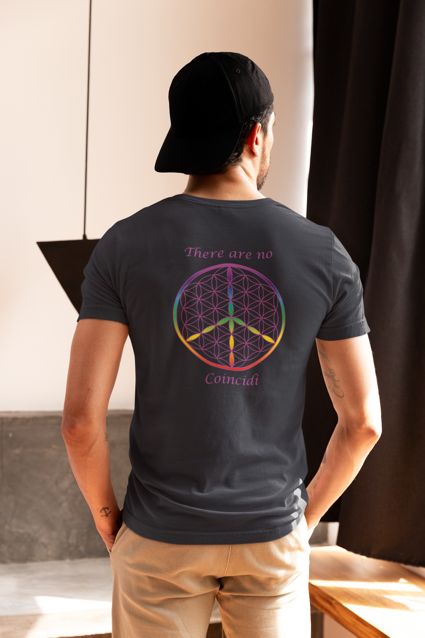 There Are No Coincidi Tee (back, violet text)