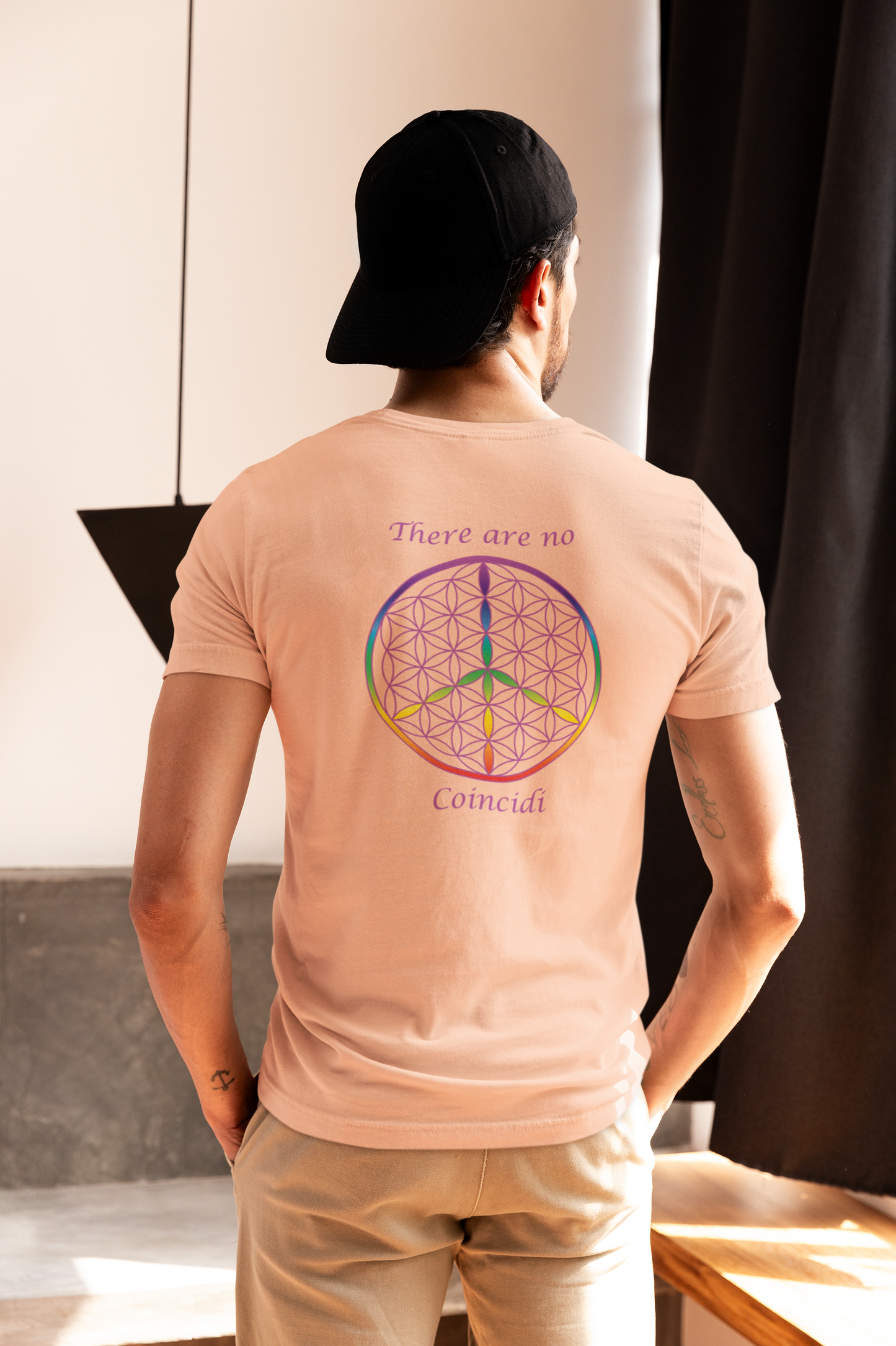 There Are No Coincidi Tee (back, violet text)
