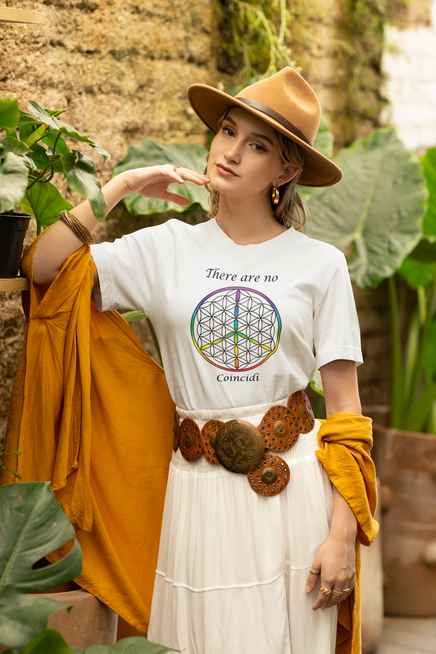 There Are No Coincidi Tee (front, black text)