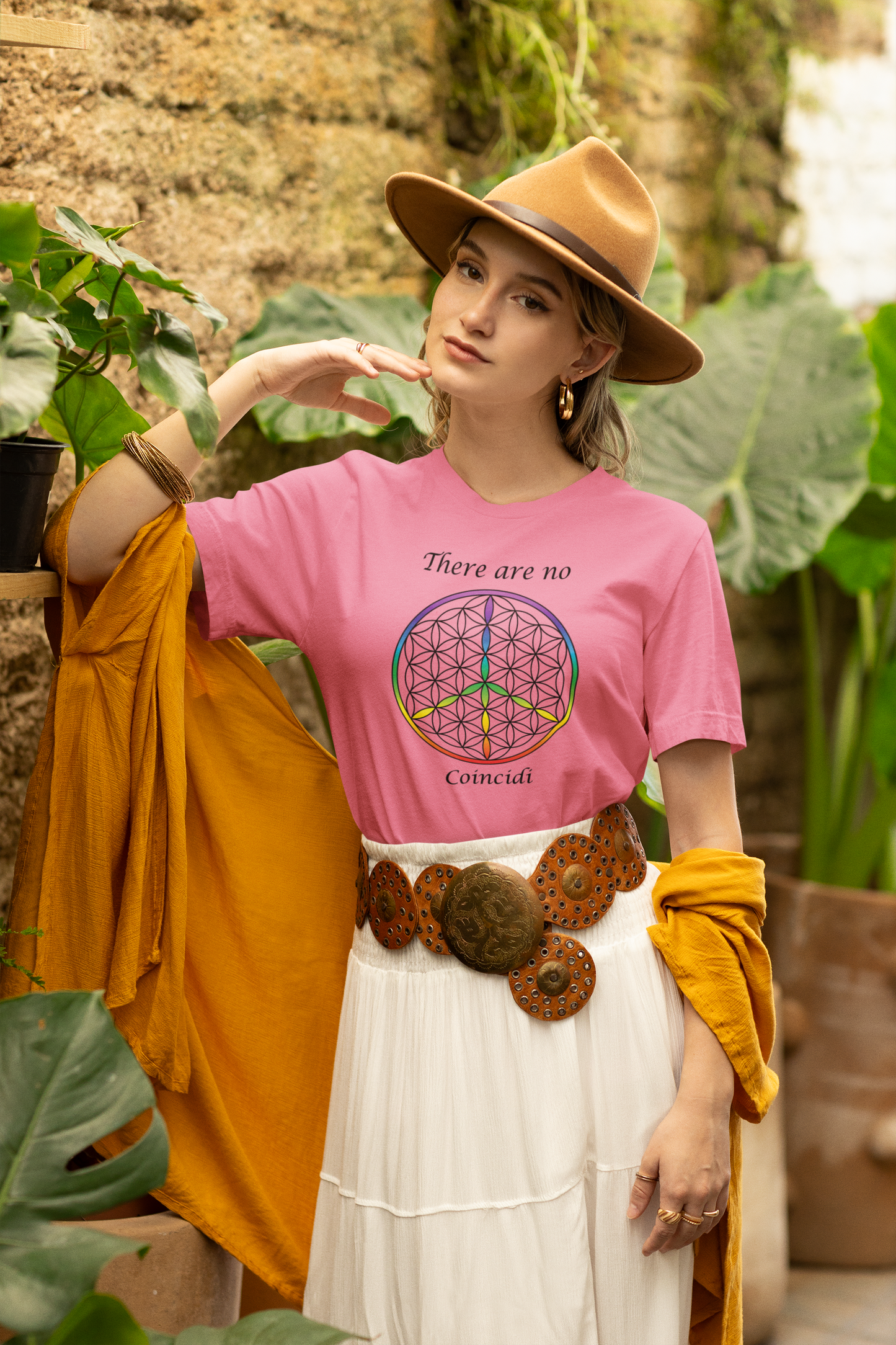 There Are No Coincidi Tee (front, black text)