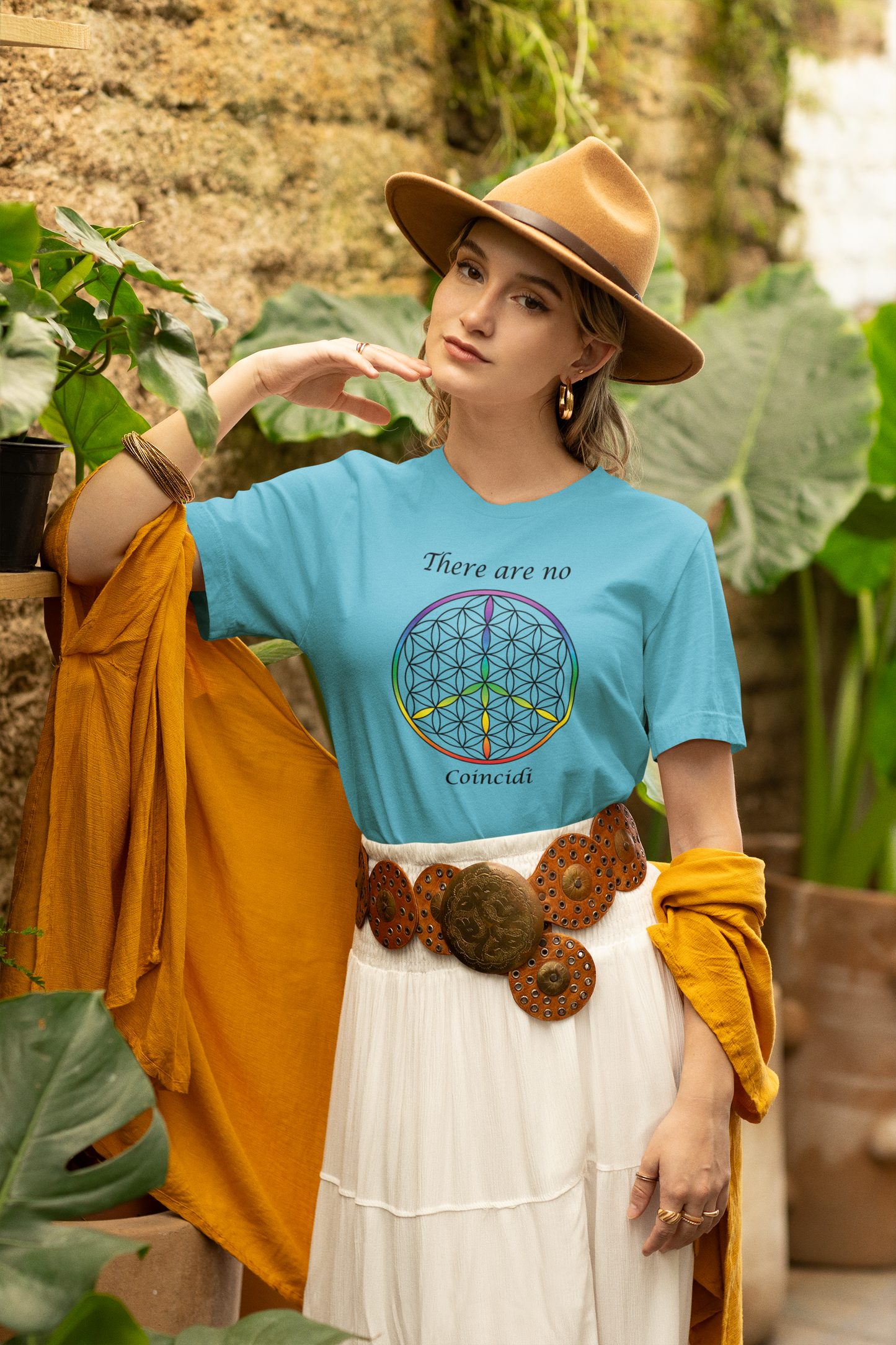 There Are No Coincidi Tee (front, black text)