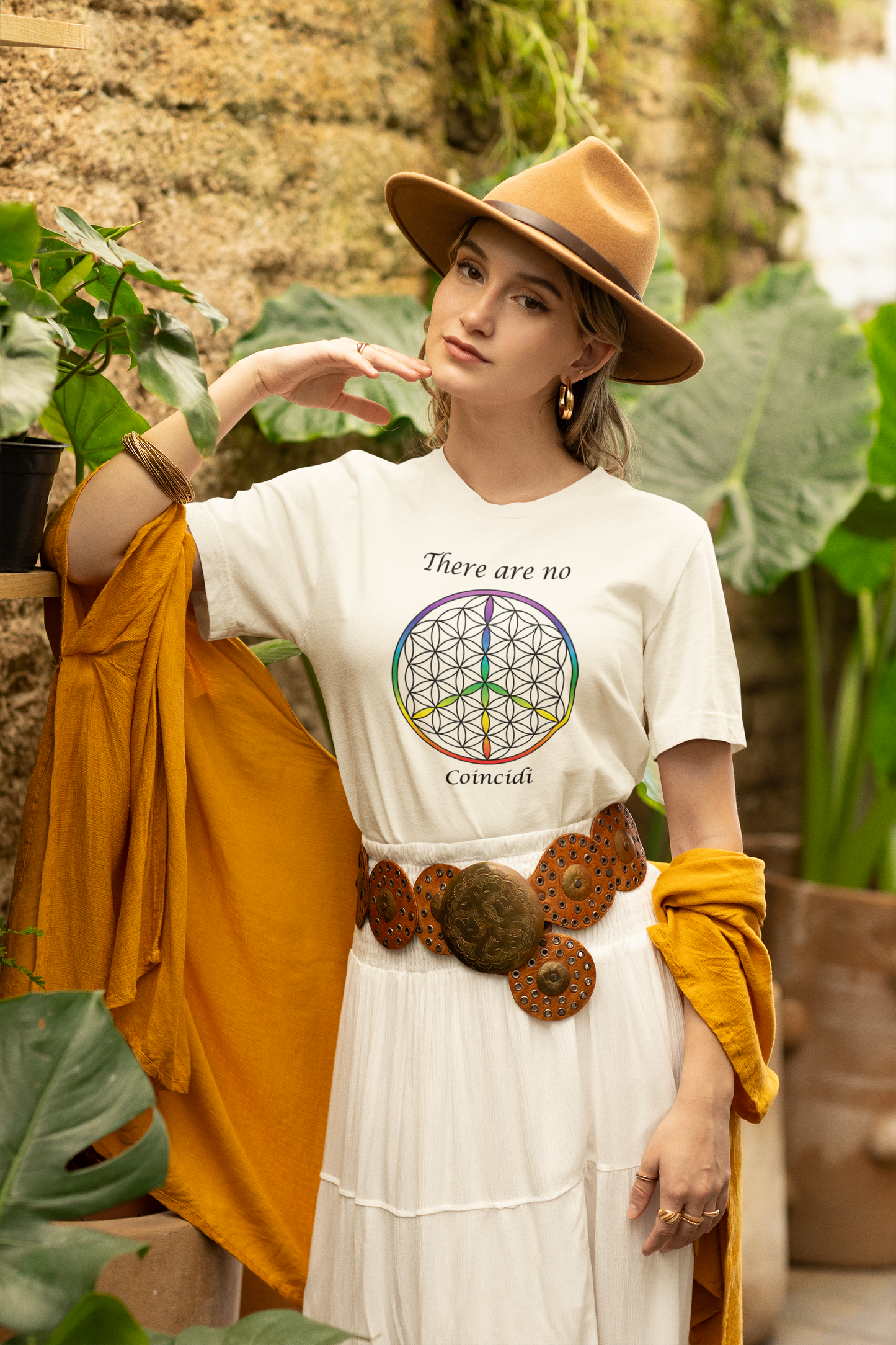 There Are No Coincidi Tee (front, black text)