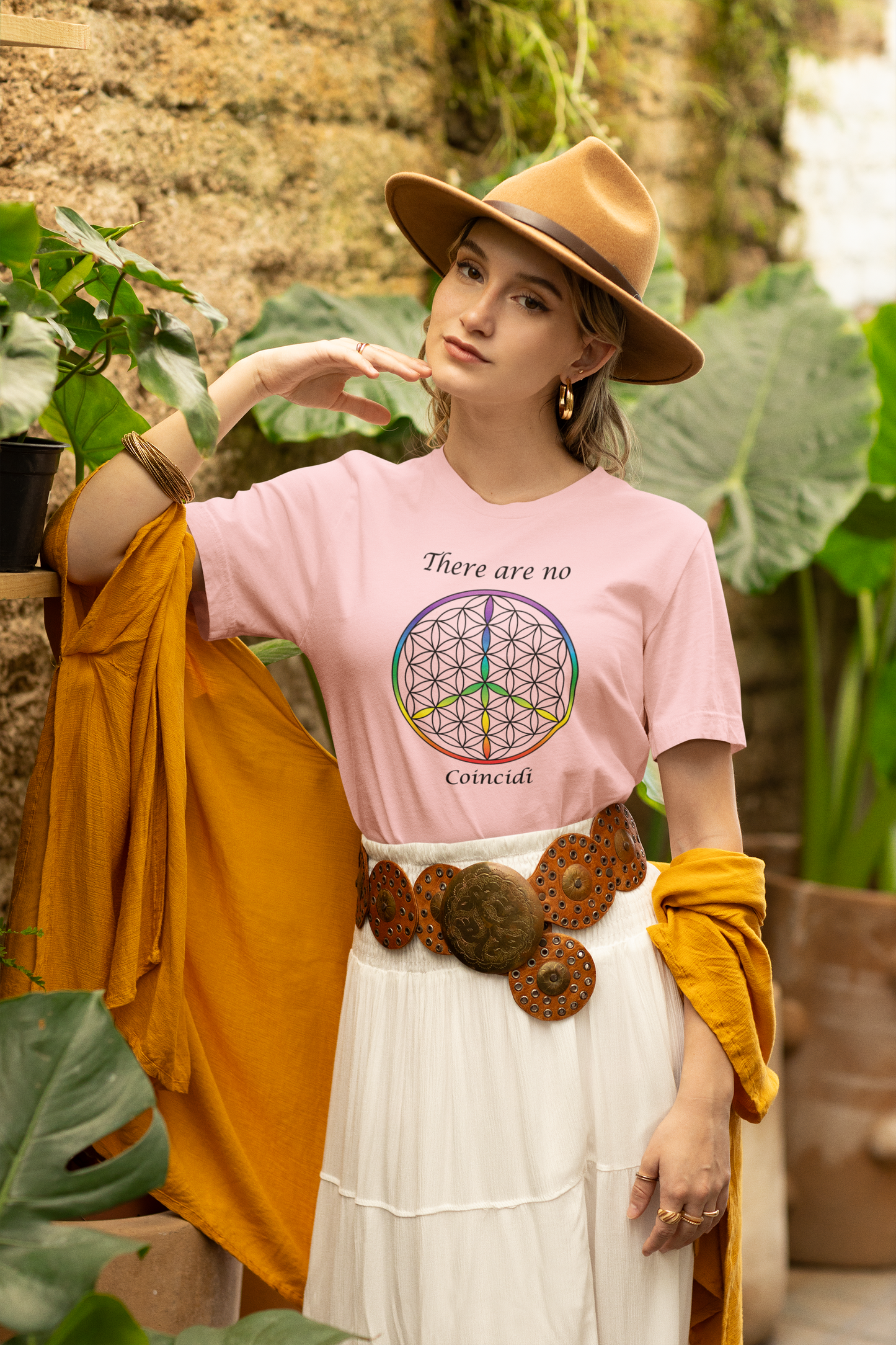 There Are No Coincidi Tee (front, black text)
