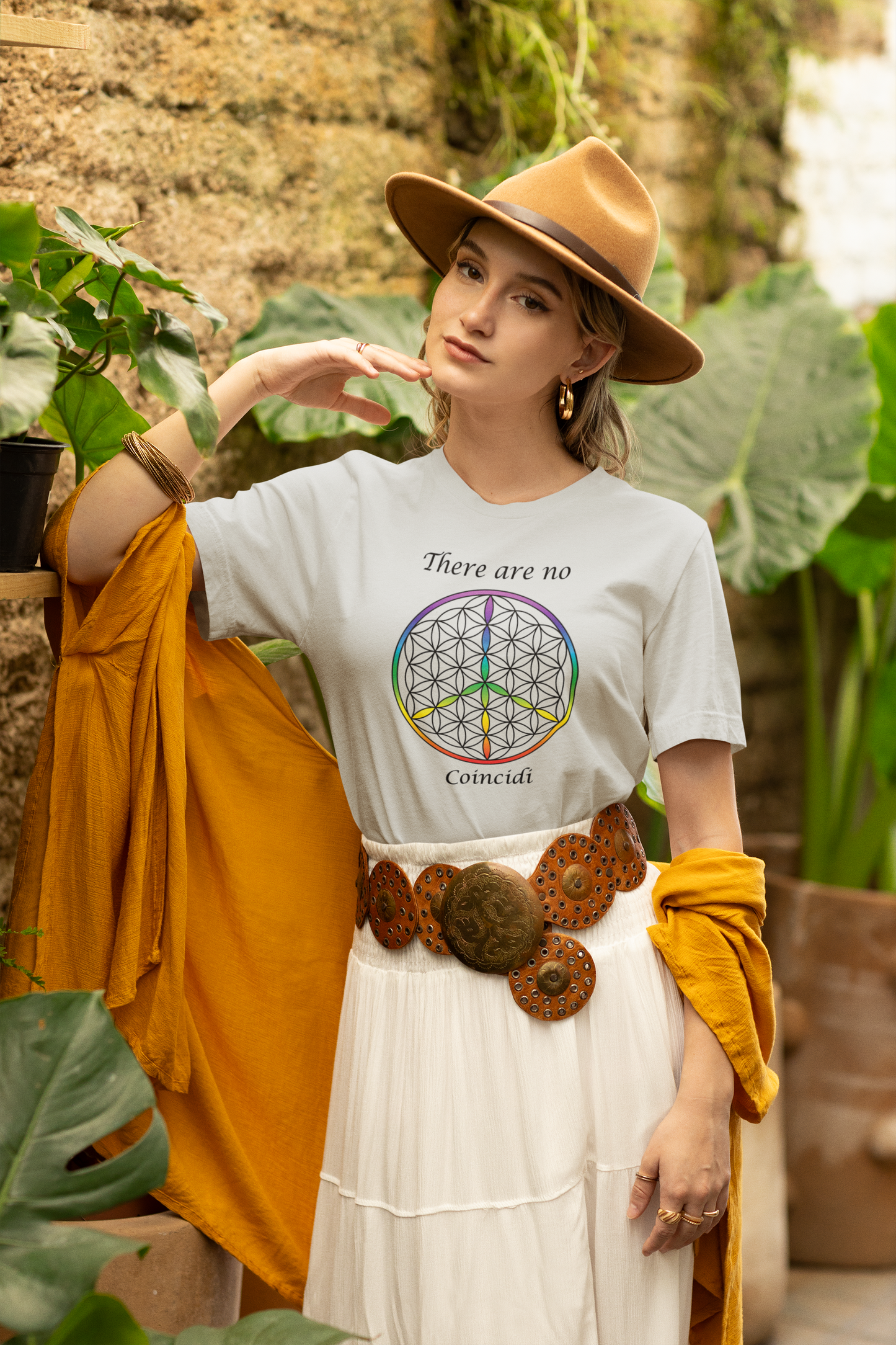 There Are No Coincidi Tee (front, black text)