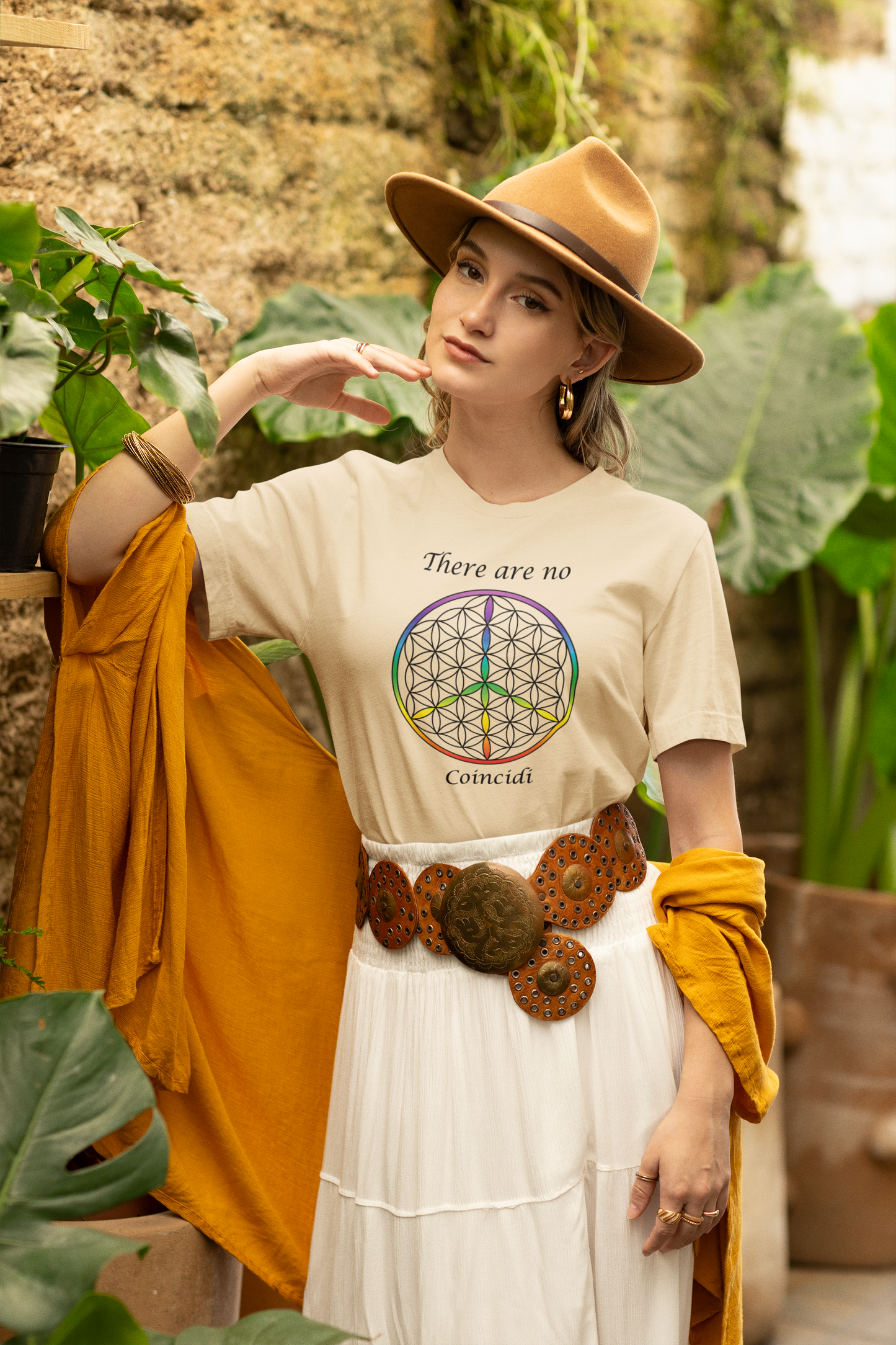 There Are No Coincidi Tee (front, black text)