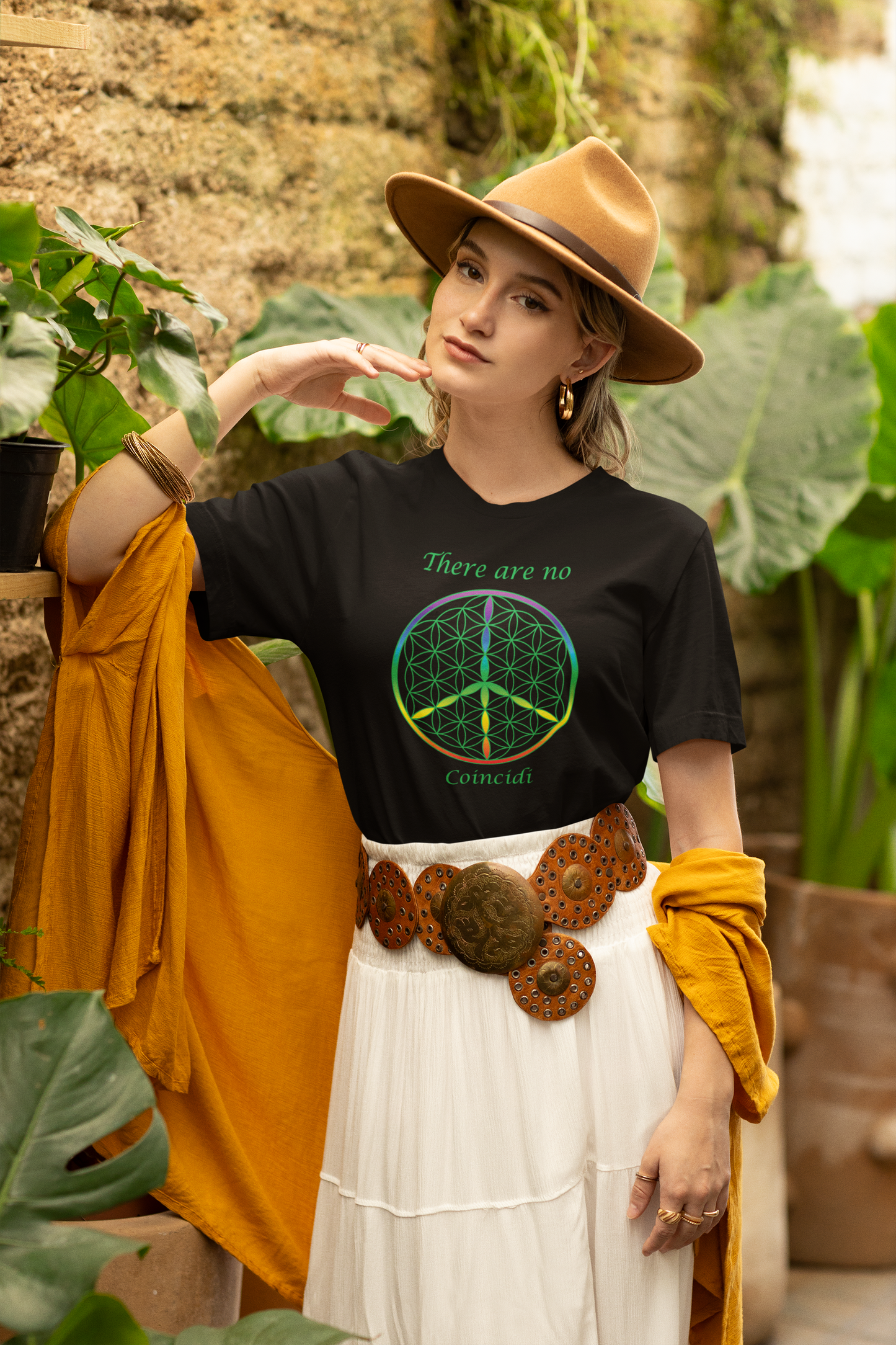 There Are No Coincidi Tee (front, green text)
