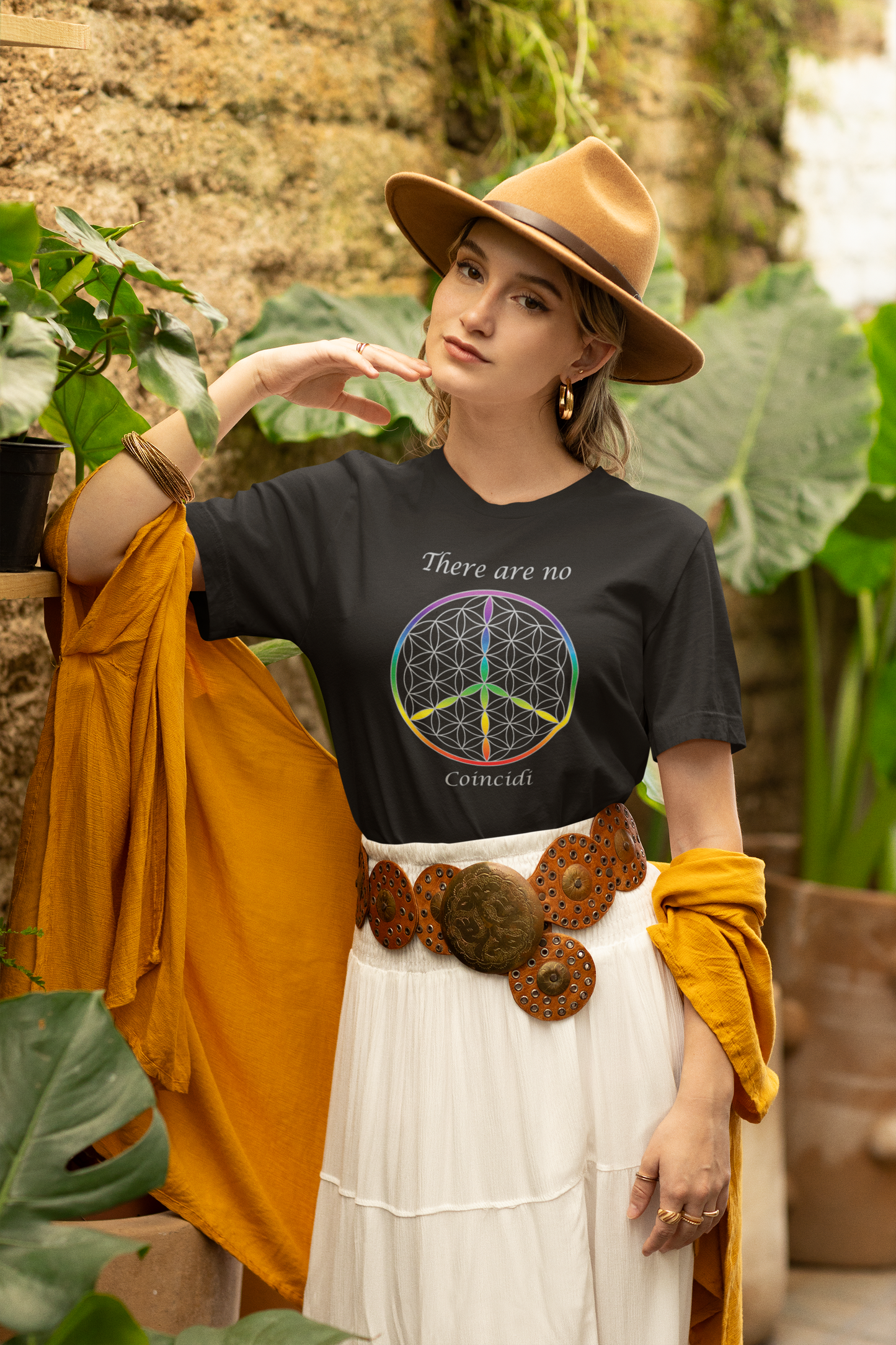 There Are No Coincidi Tee (front, silver text)