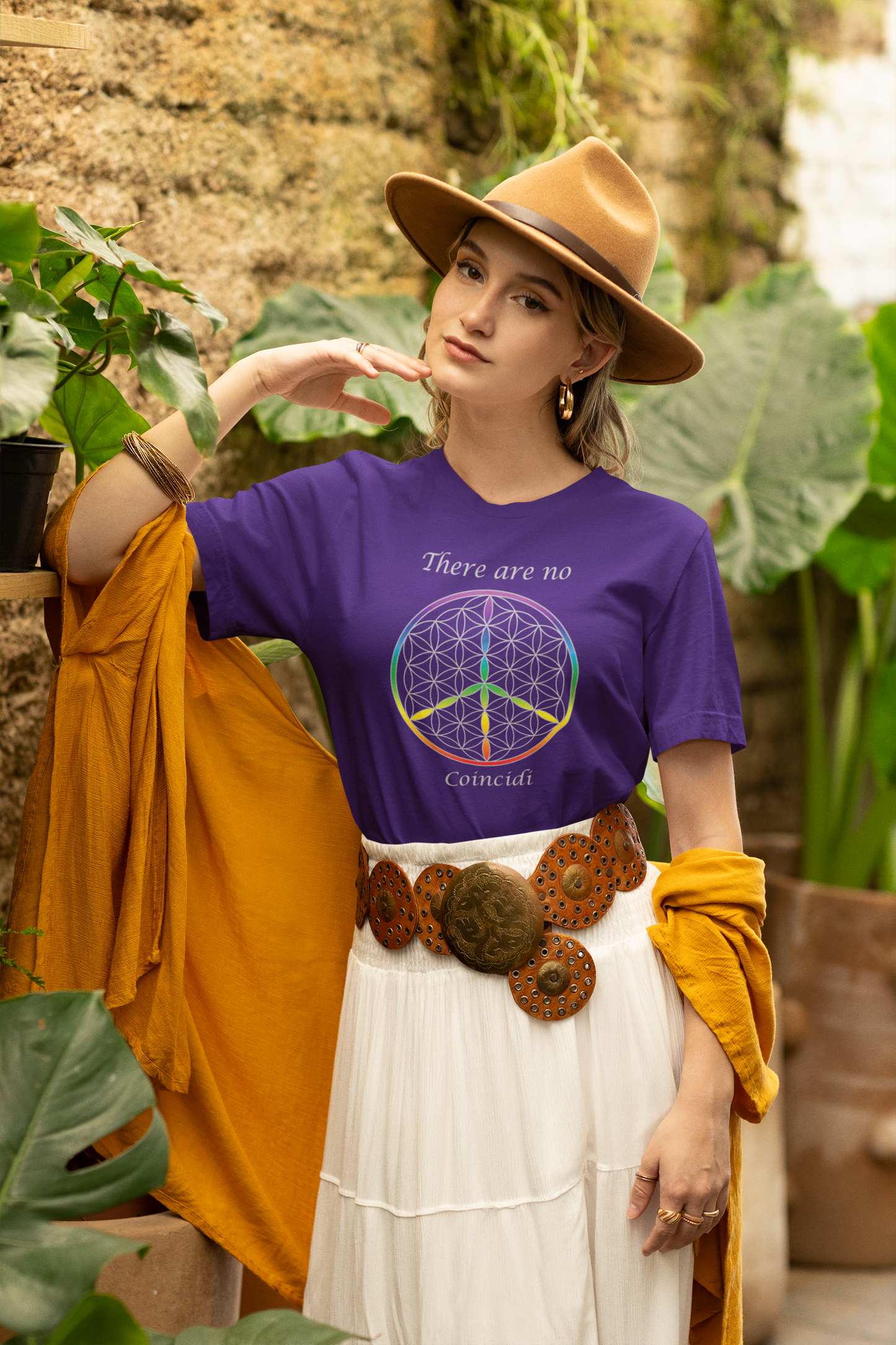 There Are No Coincidi Tee (front, silver text)