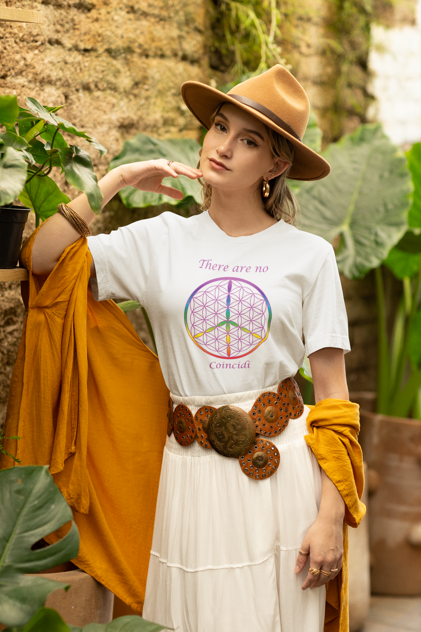 There Are No Coincidi Tee (front, violet text)