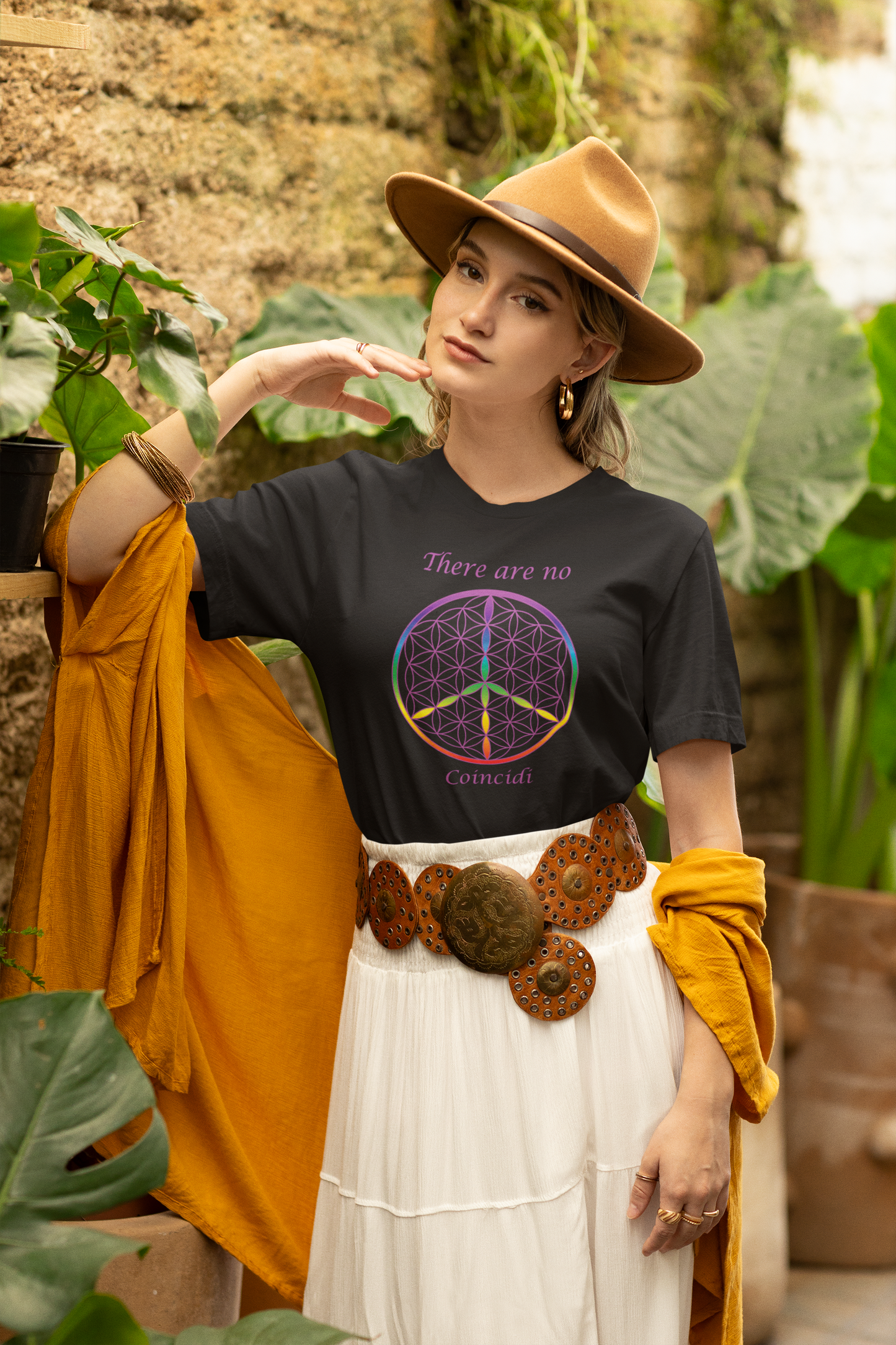 There Are No Coincidi Tee (front, violet text)