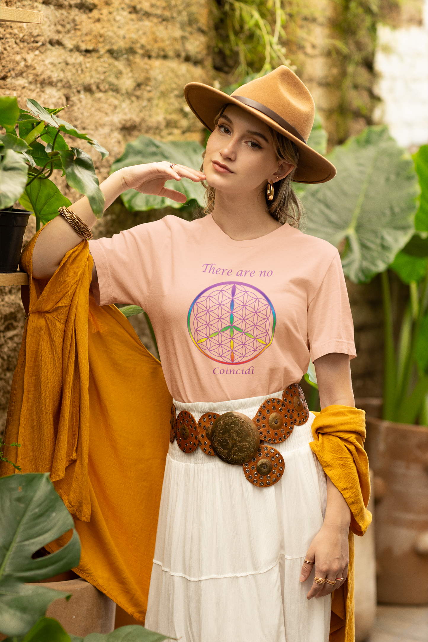 There Are No Coincidi Tee (front, violet text)