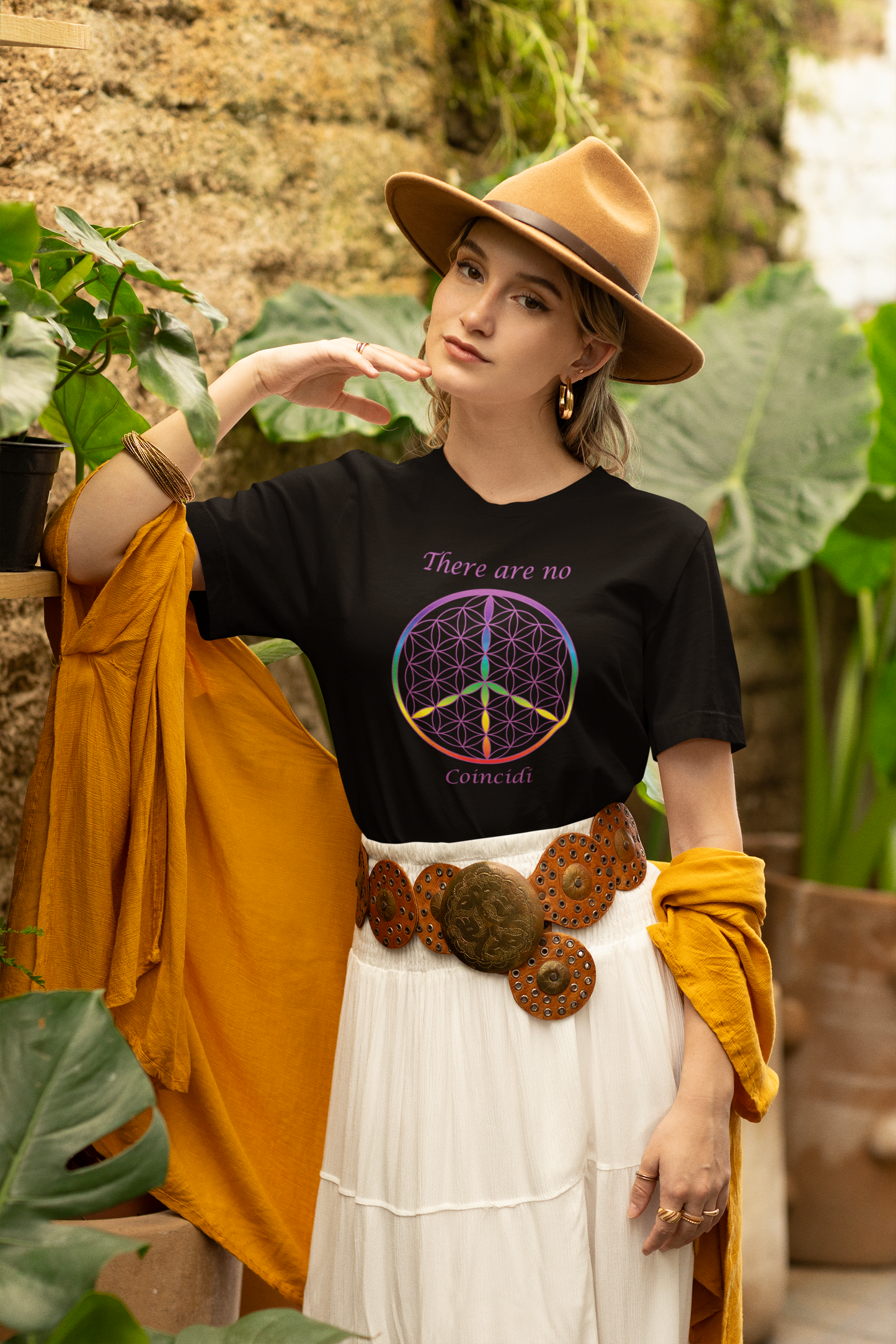 There Are No Coincidi Tee (front, violet text)