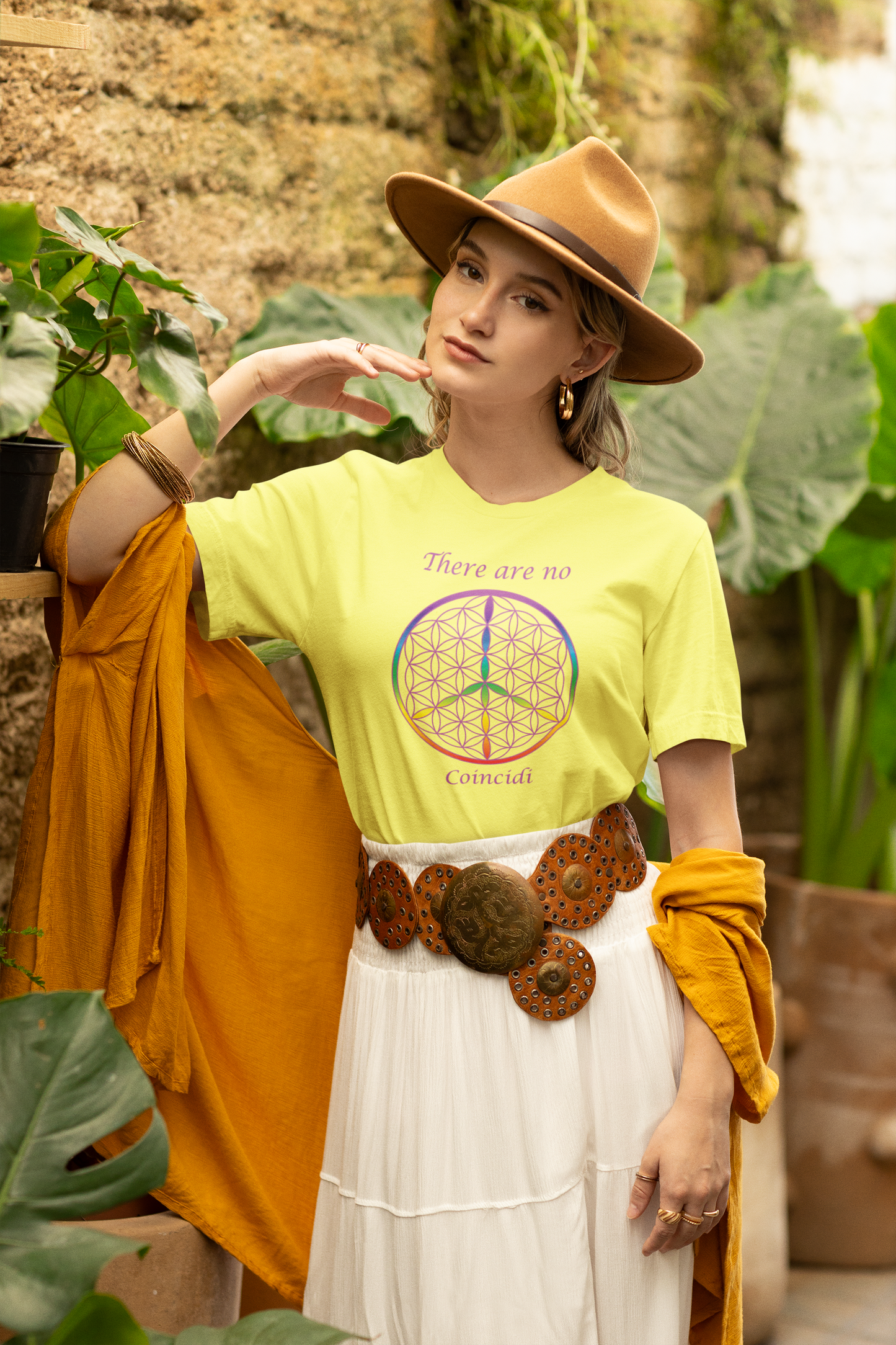 There Are No Coincidi Tee (front, violet text)