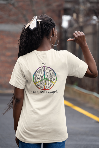 Be The Good Example Tee (back, black text)