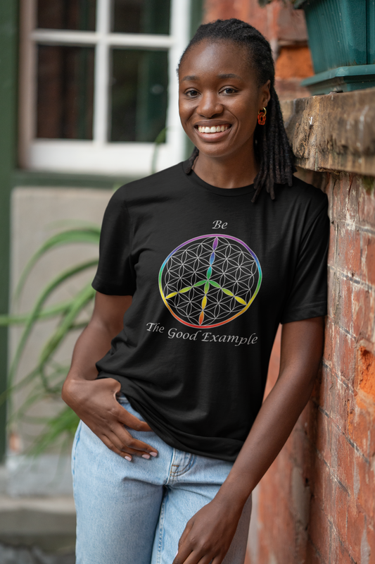 Be the Good Example Tee (front silver text)