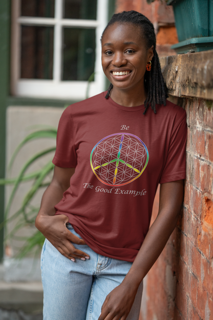 Be the Good Example Tee (front silver text)