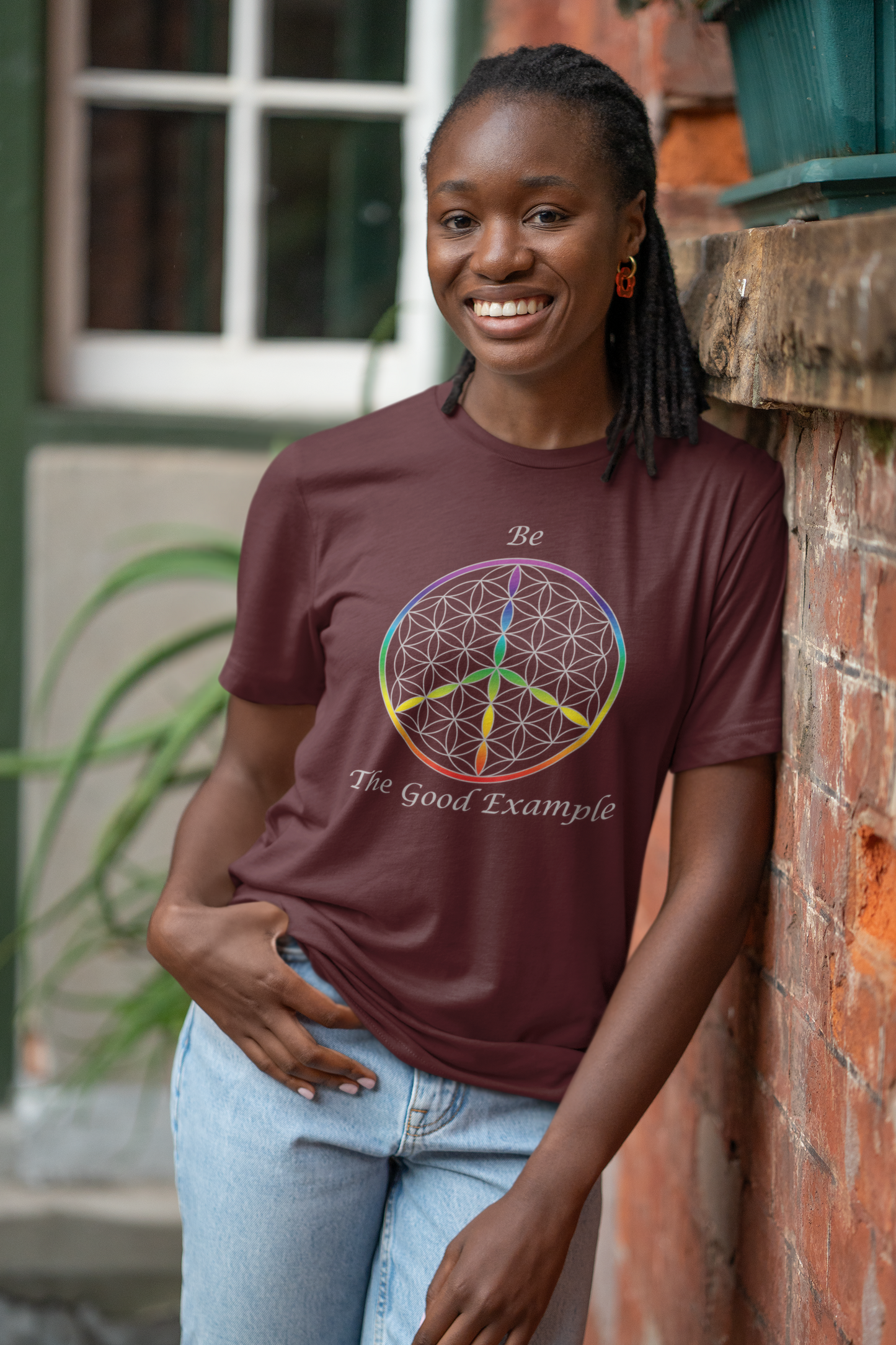 Be the Good Example Tee (front silver text)