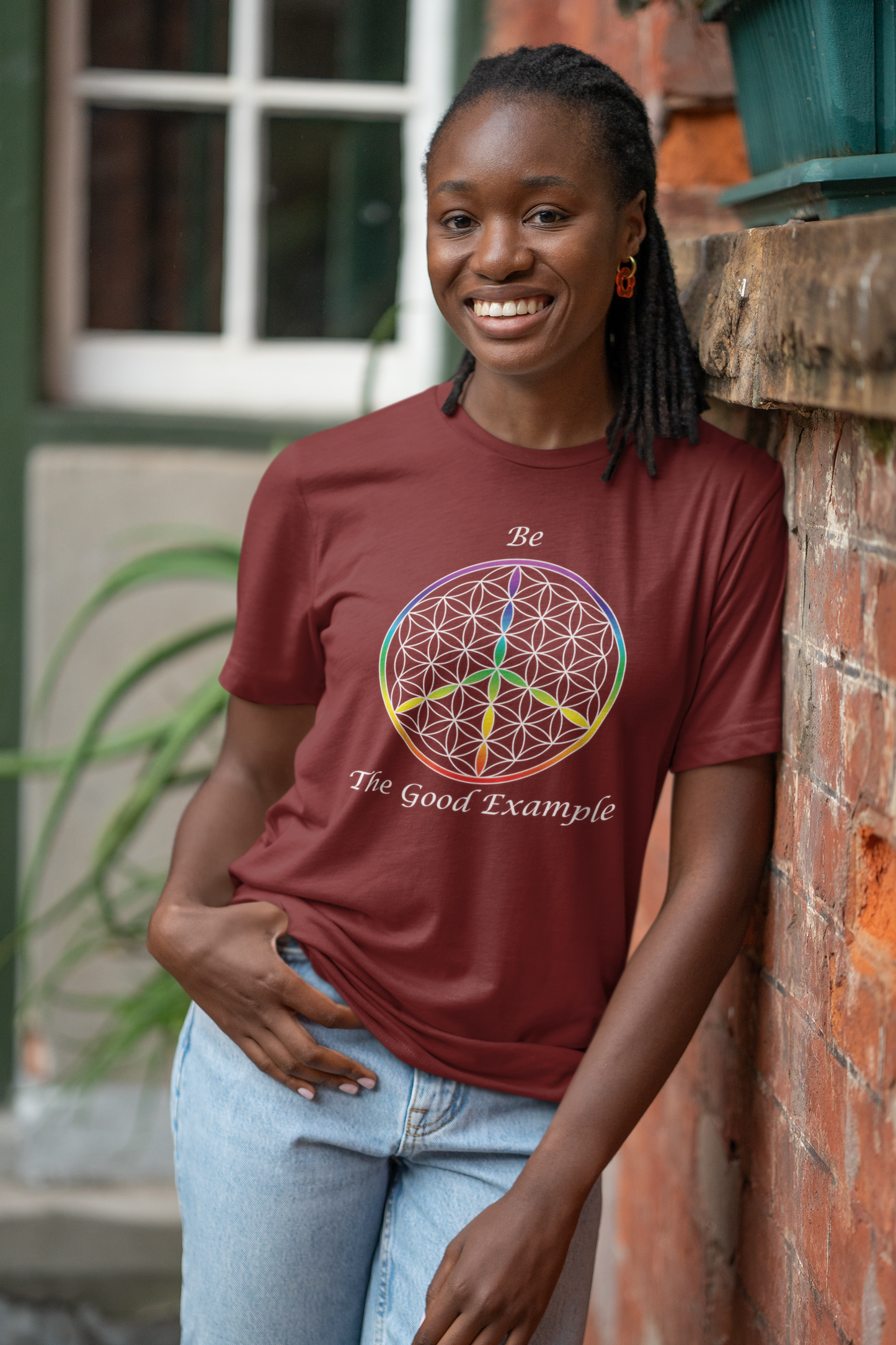 Be the Good Example Tee (front, white text)