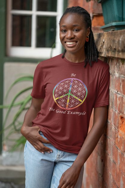 Be the Good Example Tee (front, white text)