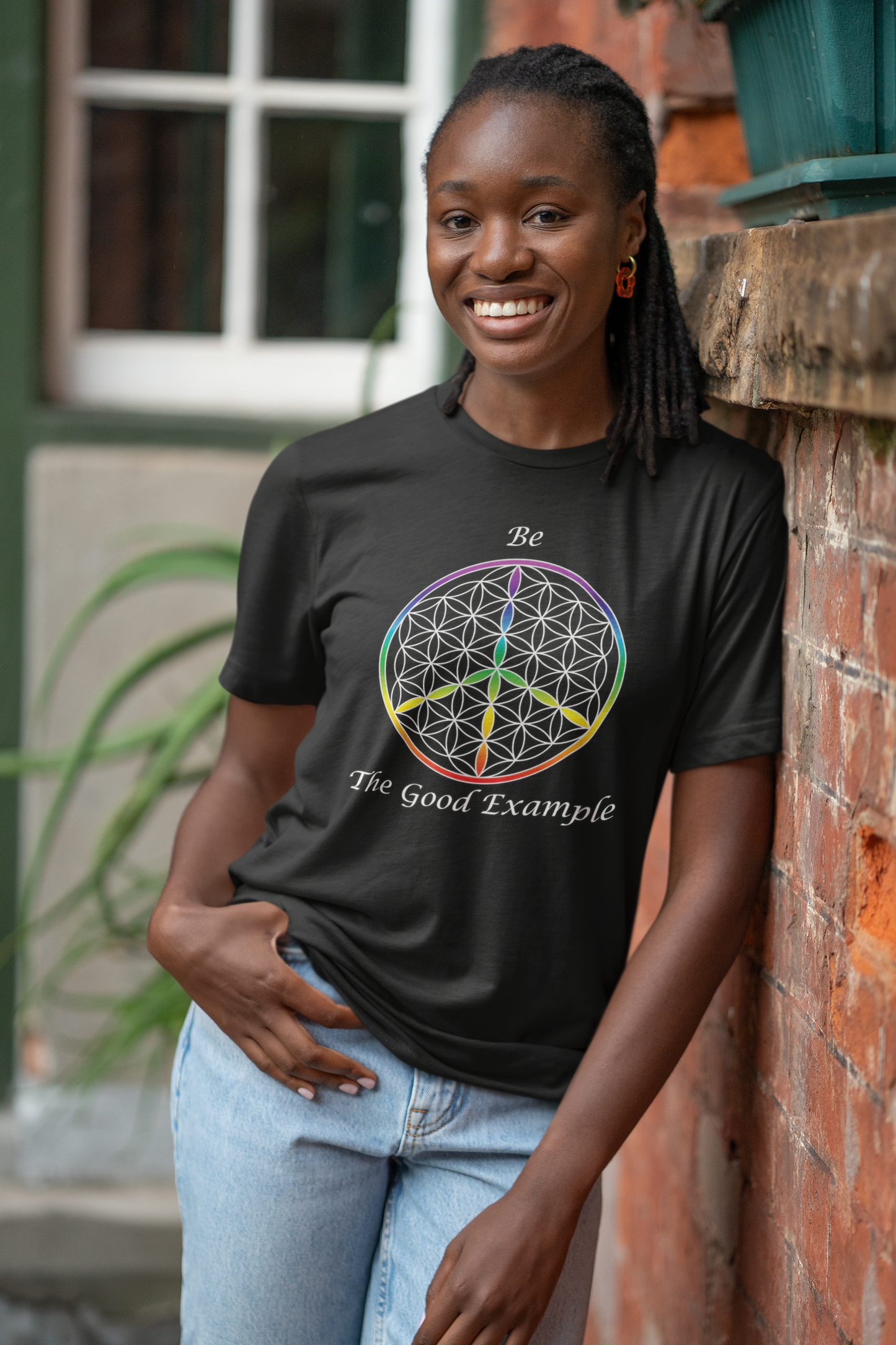 Be the Good Example Tee (front, white text)