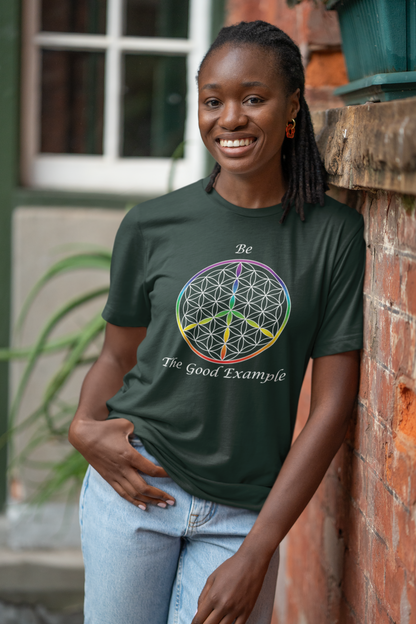 Be the Good Example Tee (front, white text)