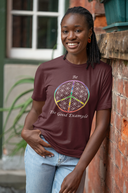 Be the Good Example Tee (front, white text)