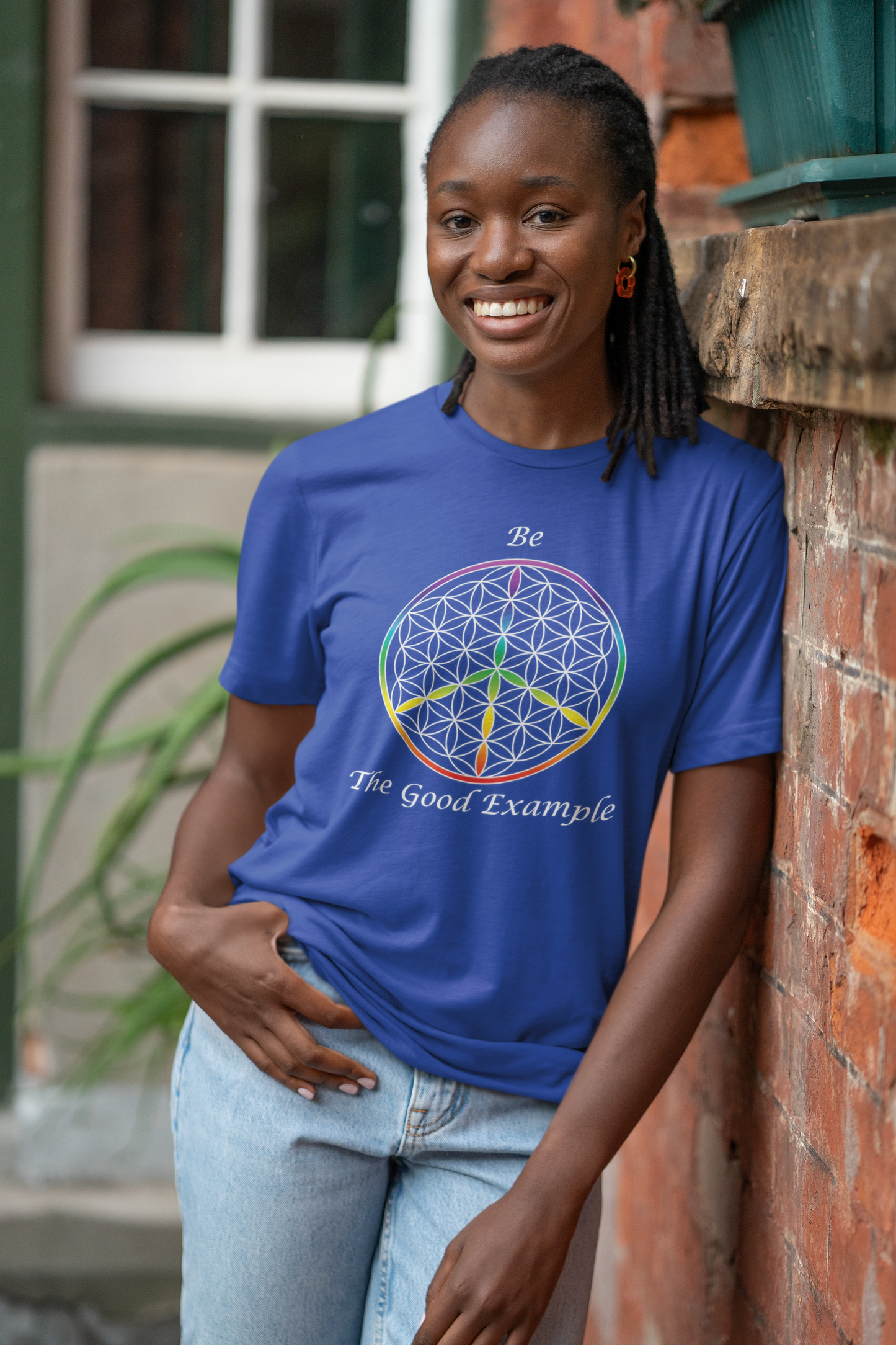 Be the Good Example Tee (front, white text)