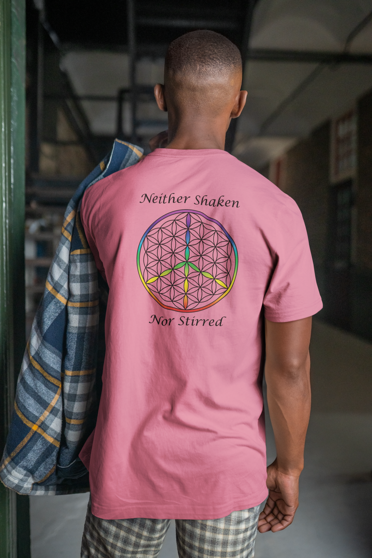 Neither Shaken Nor Stirred Tee (back, black text)