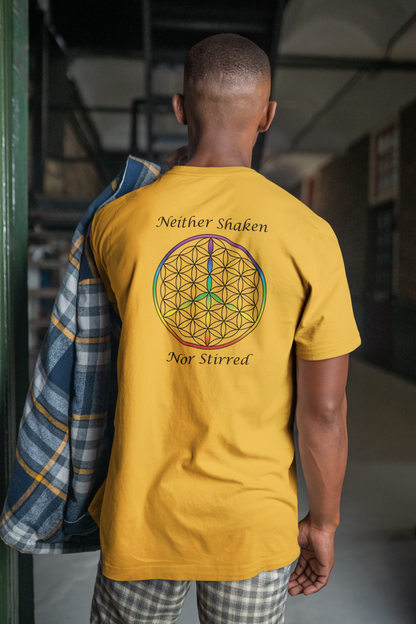 Neither Shaken Nor Stirred Tee (back, black text)