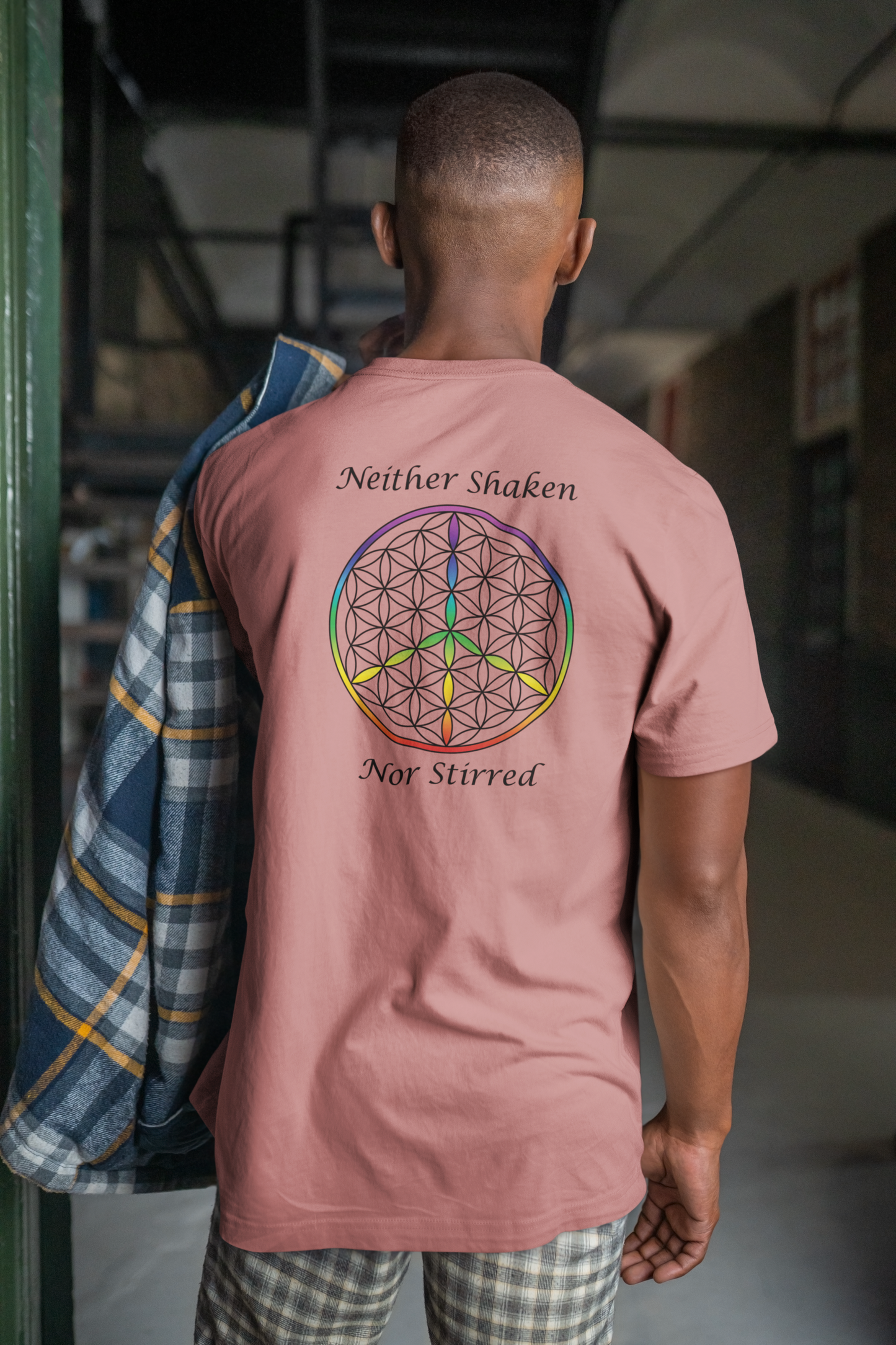 Neither Shaken Nor Stirred Tee (back, black text)