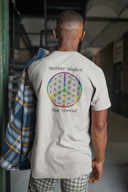 Neither Shaken Nor Stirred Tee (back, black text)