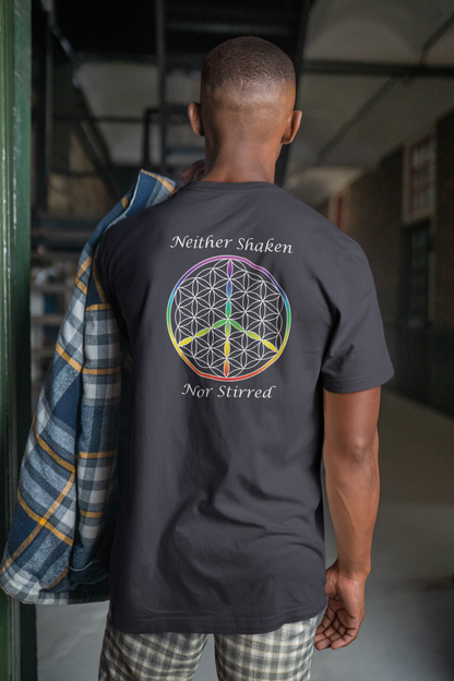Neither Shaken Nor Stirred Tee (back, white text)