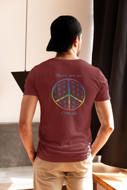 There Are No Coincidi Tee (back, sky blue text)