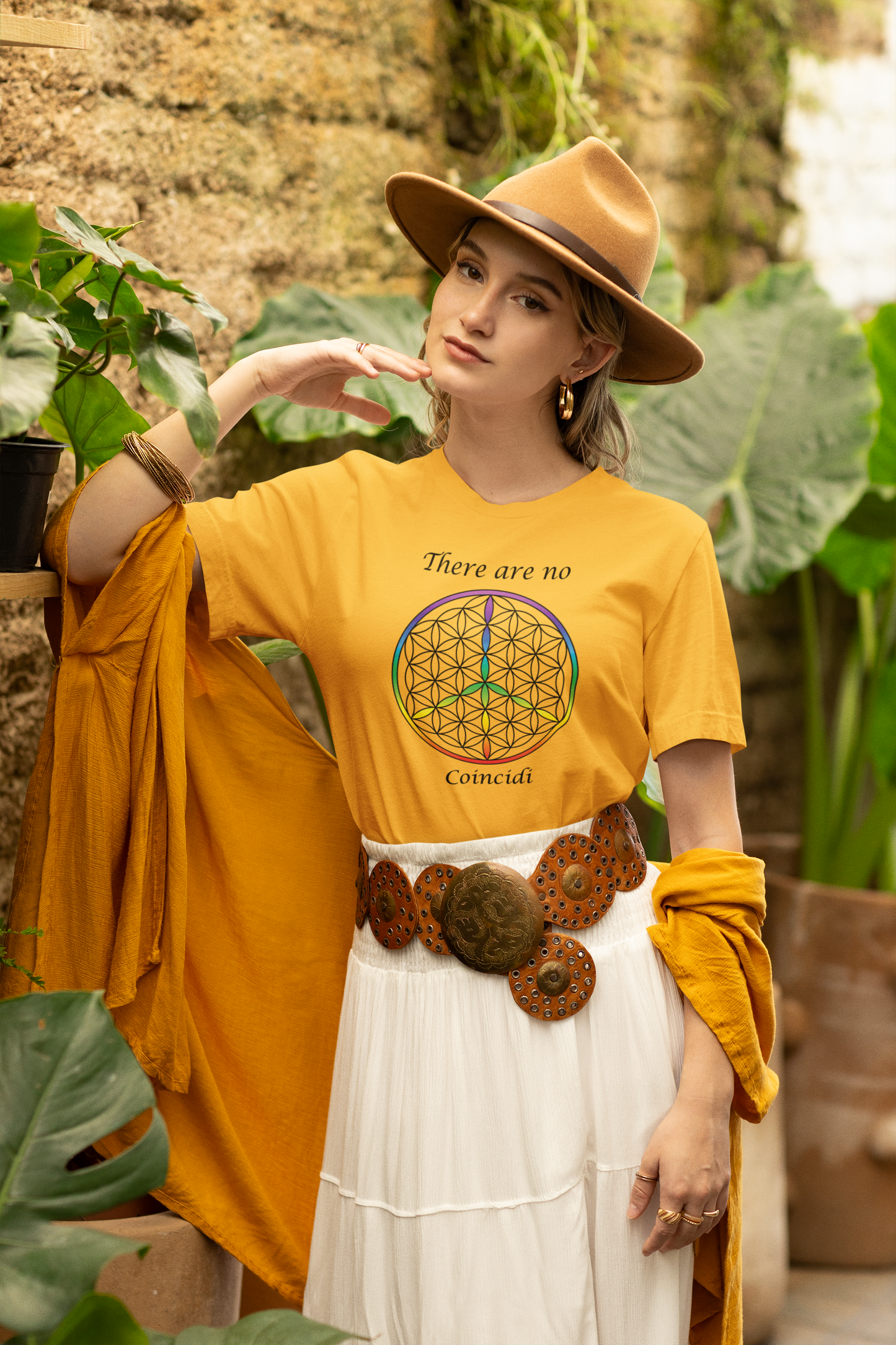 There Are  No Coincidi Tee (front, black text)