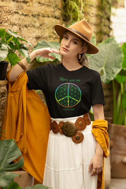 There Are  No Coincidi Tee (front, green text)