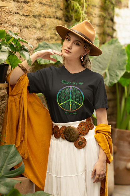 There Are  No Coincidi Tee (front, green text)