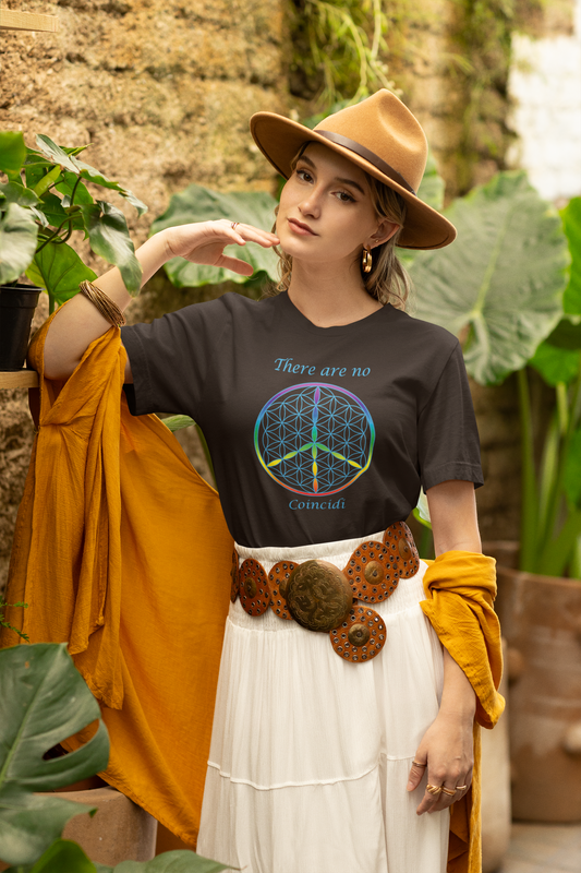 There Are  No Coincidi Tee (front, sky blue text)