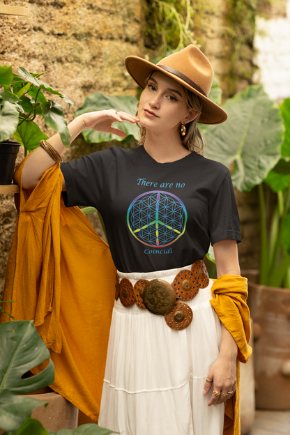 There Are  No Coincidi Tee (front, sky blue text)