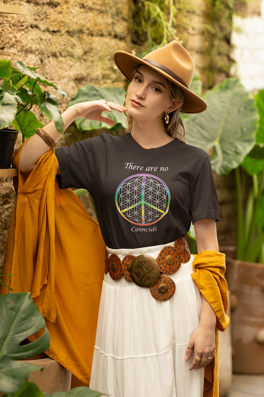 There Are  No Coincidi Tee (front, white text)