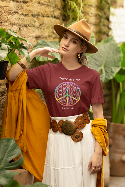 There Are  No Coincidi Tee (front, white text)